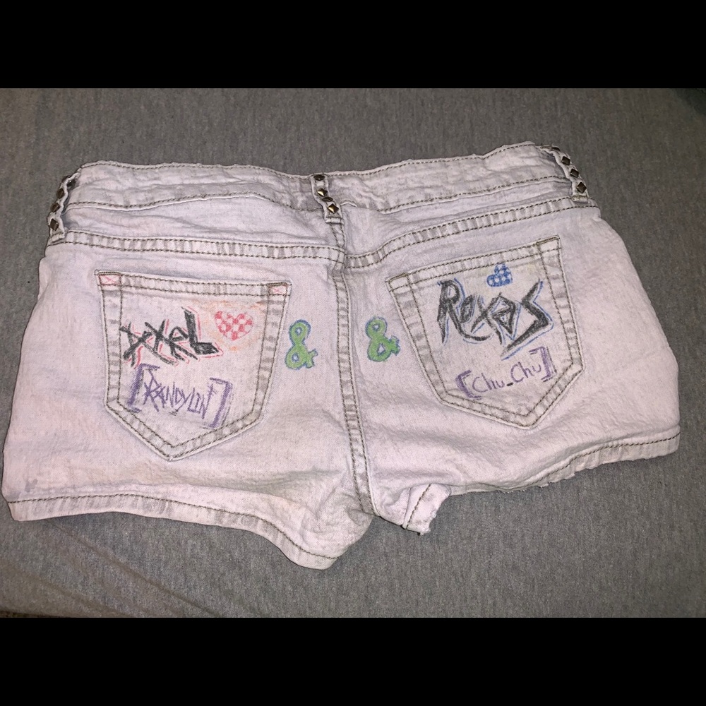 City Streets graffiti shorts